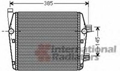 VAN WEZEL 58002290 -  Радиатор, охлаждение двигателя